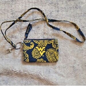 Vera Bradley Navy and Yellow Patterned Wallet